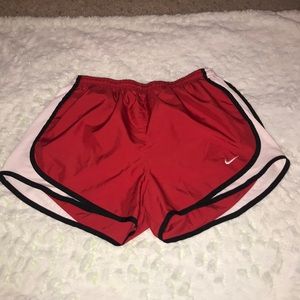 RED NIKE SHORTS